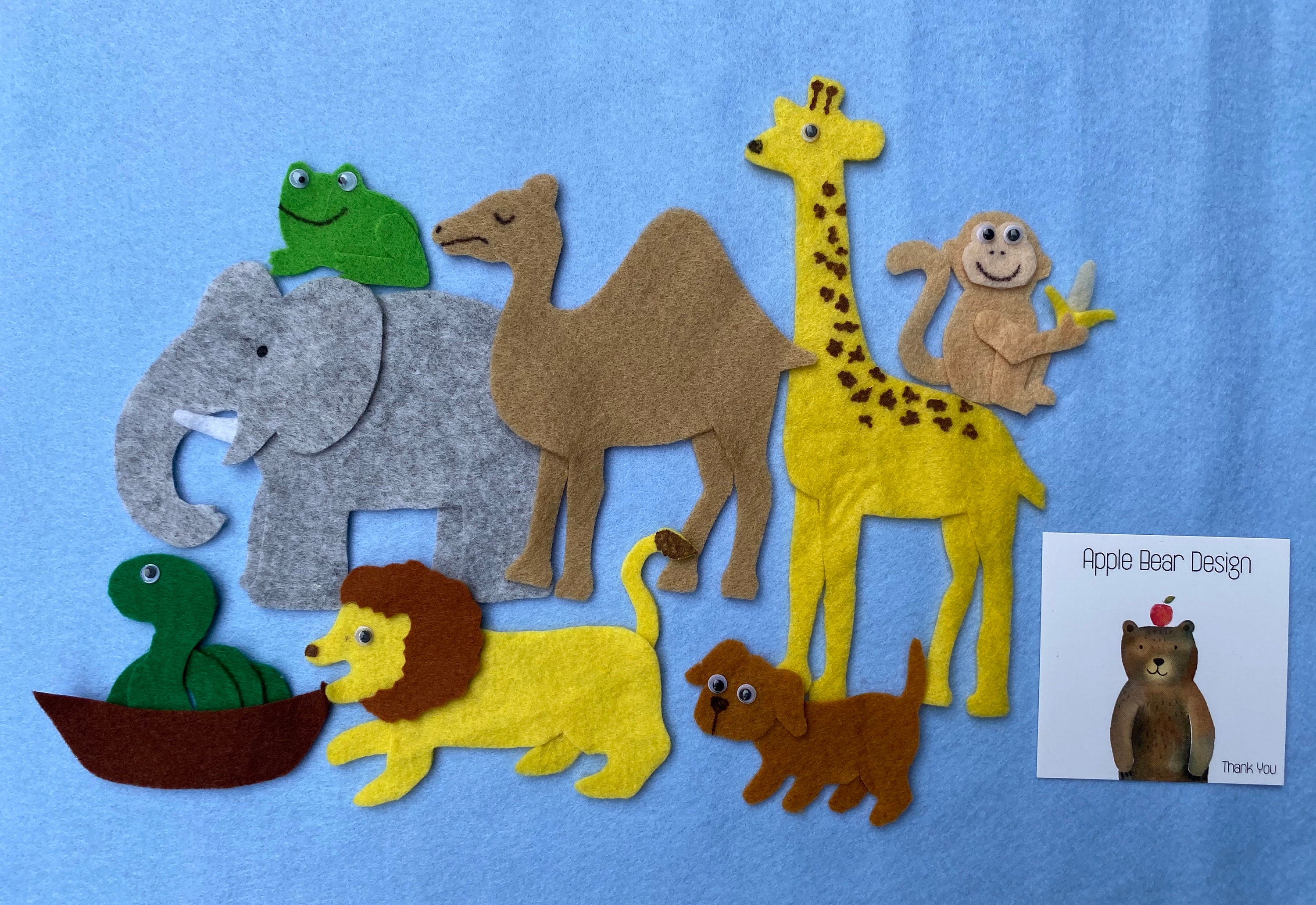 Felt Board Story Set Dear Zoo Etsy