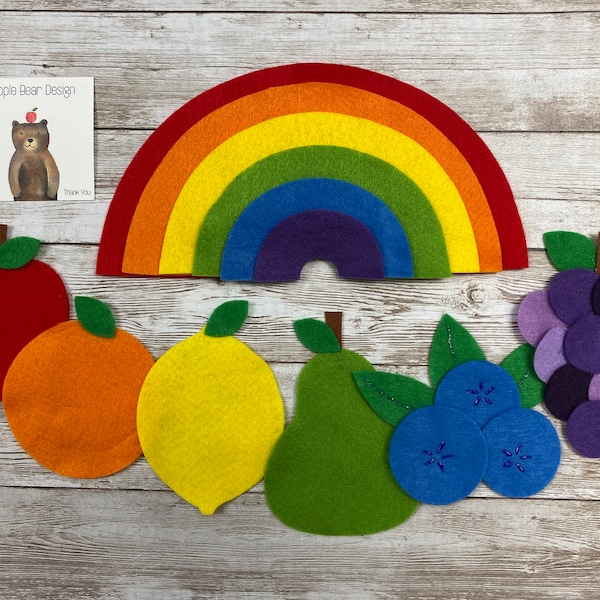 Felt Board Song Set: Rainbow Stew