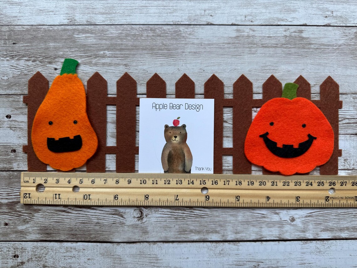 Children Felt Board Story Song Set: Five Little Pumpkins Sitting on the ...