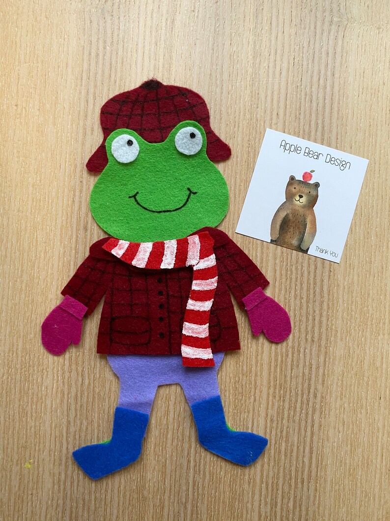 Felt Board Story Set: Froggy Gets Dressed | Etsy