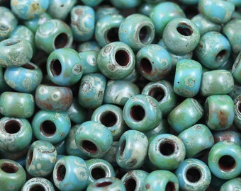 30g 6/0 Picasso Miyuki Rocailles Perlen - 30g - spektakuläre Farbe, Picasso Finish, toller Look ...