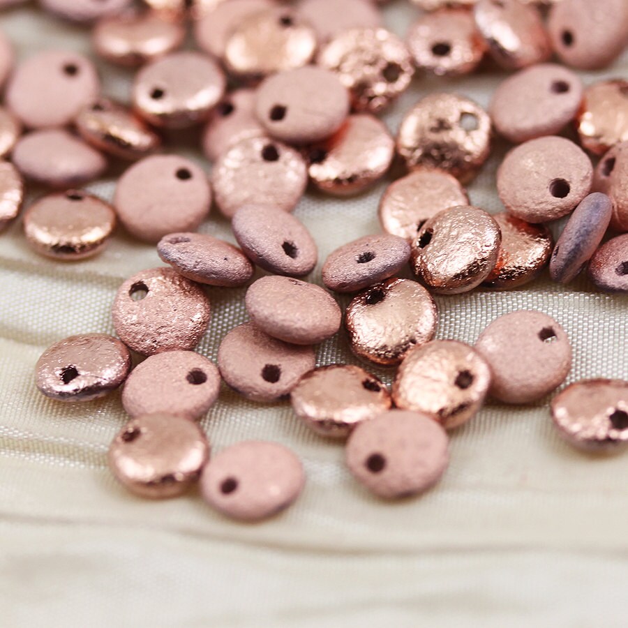 50 6mm Czech Glass Round Beads Apollo Gold 50 6mm Czech Glass Round Beads Apollo Gold