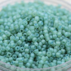 8/0, F202A, Seed Beads Japanese, Matte Neon, Apx 30 Grams, 6
