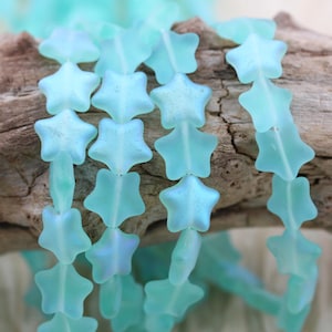 12pcs 12mm Star Czech Glass Beads, pick your color, fabulous enchanting colors