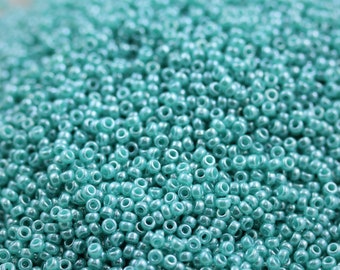 NIEUW! 20 gram 15/0 turkooizen glans Miyuki-rocailles, glaskralen. microrocailles van superieure kwaliteit, Miyuki 435