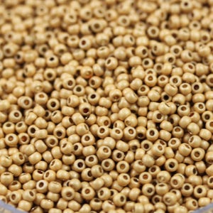 20g 11/0 Frosted Galvanized Starlight PermaFinish Toho Seed Beads - 20grams, metallic beads. superior quality, color PF557F