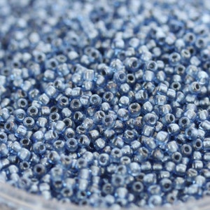 11-2029, Miyuki 22g Matte Op Blue Turquoise Luster 11-2029, Miyuki 22g Matte Op Blue Turquoise Luster