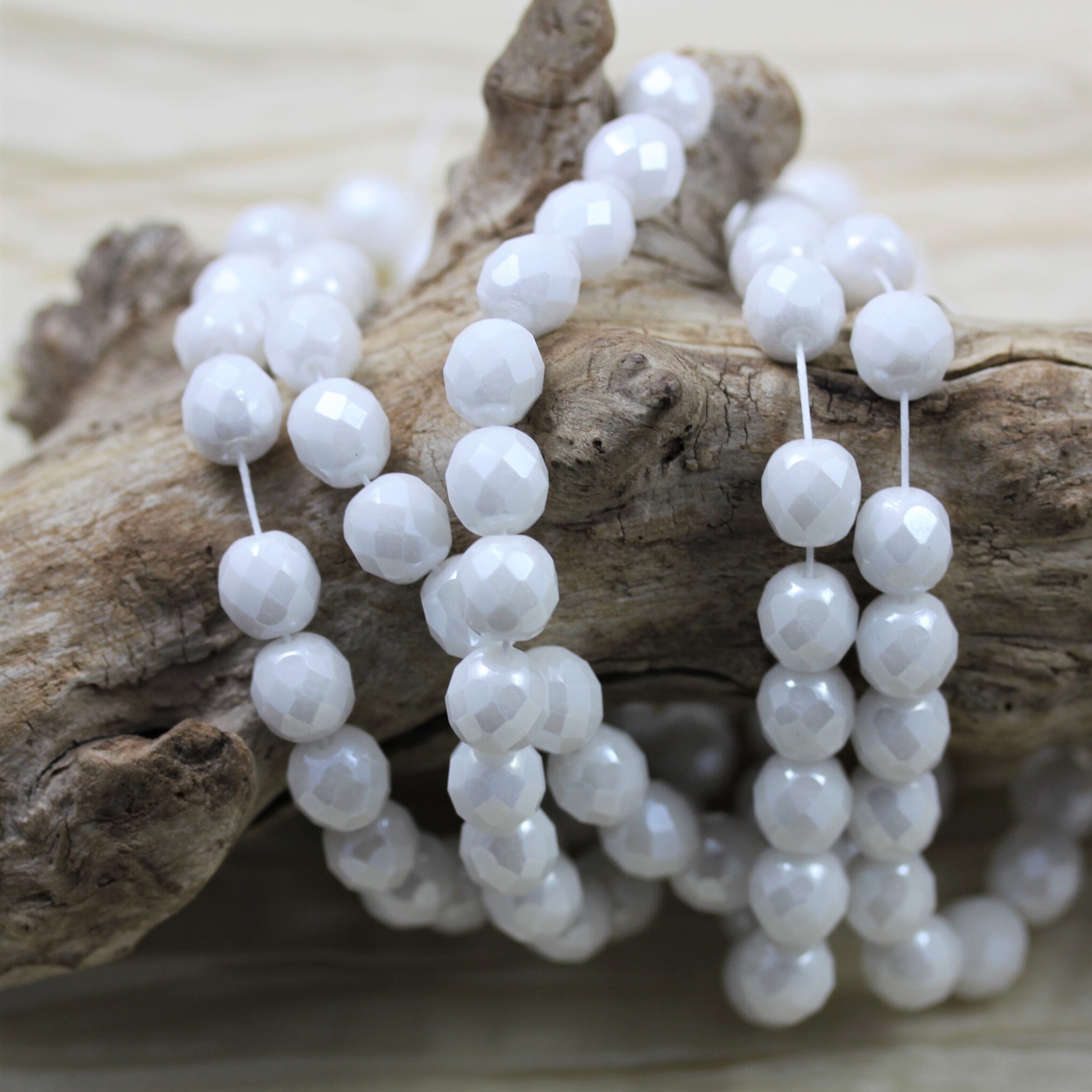 Faceted Bone Beads – McGee & Co.