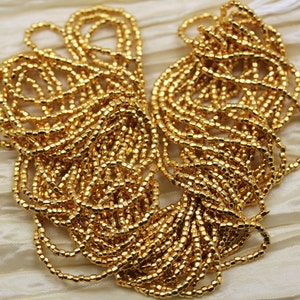 Rare Find 12/0 3cut 24kt Gold Plated Czech Seed Beads 1 - Etsy