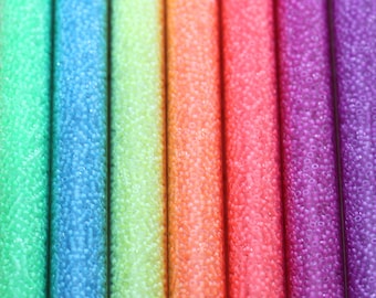 NEW! 11/0 Luminous Lined Miyuki Seed Beads - 1 tube ~28 grams, glow in black light beads
