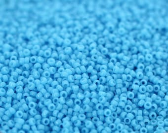 NIEUW!!! 20 g 15/0 blauwturkoois Miyuki-rocailles - superieure kwaliteit, microrocailles, Miyuki 413