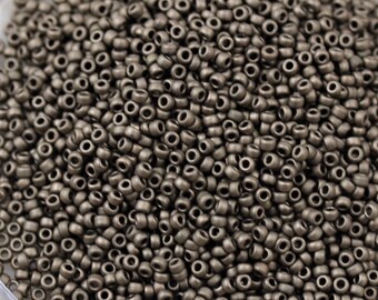 LAST! 20g 11/0 Matte Metallic Dark Maroon Miyuki Seed Beads