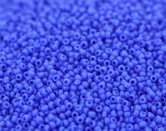 NIEUW!!! 20 g 15/0 blauwe Miyuki-rocailles - superieure kwaliteit, microrocailles, Miyuki 417