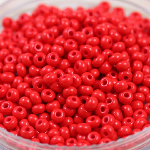 4mm 6/0 Printed Glass Beads Loose Seed Beads for Jewelry Making