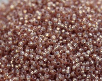 20g 11/0 Duracoat Topaz Gold / Silver Lined Miyuki Seed Beads - 20grams, superior quality, color 4243