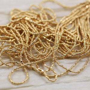 Full hank 12/12" 15/0 24Kt Gold Plated Charlotte Czech Seed Beads, superior quality, micro beads, real gold beads