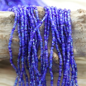 11/0 Blue Moons Mega Mix Czech seed beads - 1 hank, 12/20&quot;