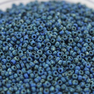11-4518, Miyuki 22g Op Cobalt Picasso 11-4518, Miyuki 22g Op Cobalt Picasso