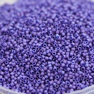 NEW!!! 20g 15/0 Frosted Higher Metallic Grape Toho Seed Beads, metallic glass beads. superior quality, micro seed beads, Toho 461F