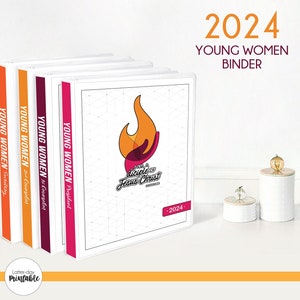 2024 Theme I am a disciple of Jesus Christ (3 Nephi 5:13) Planner Latter-day Saint Young Women Calendar & Planner -  Youth Theme