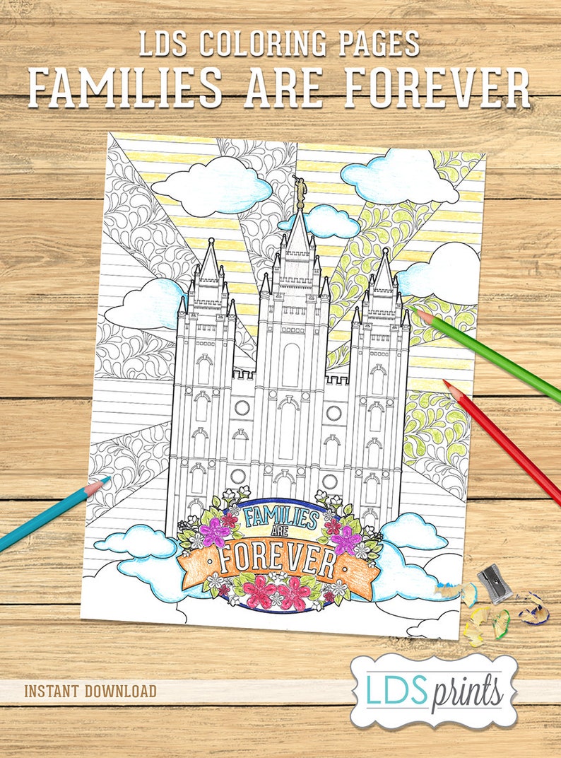 582 Cartoon Families Are Forever Coloring Page with Animal character