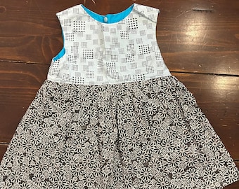 Handmade Toddler Dress | Size 4T | Simple Summer Sundress | Girls Boutique Clothing