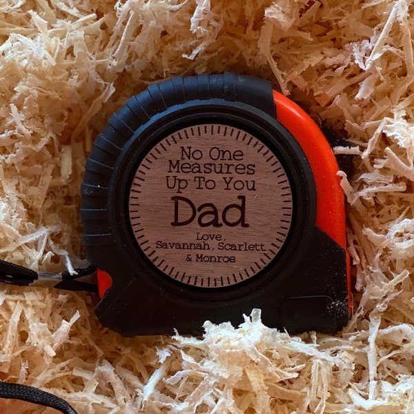 Personalized Tape Measure | No One Measures Up | Loved Beyond Measure | Fathers Day Gift | Papa Daddy Uncle | Personalized Gifts For Dad