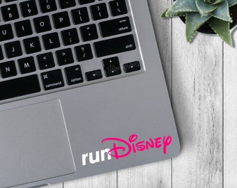 Run Disney TWO Color Vinyl Decal | runDisney | Marathon | Runner | Car Decal | Laptop | Water Bottle | Quick to Ship