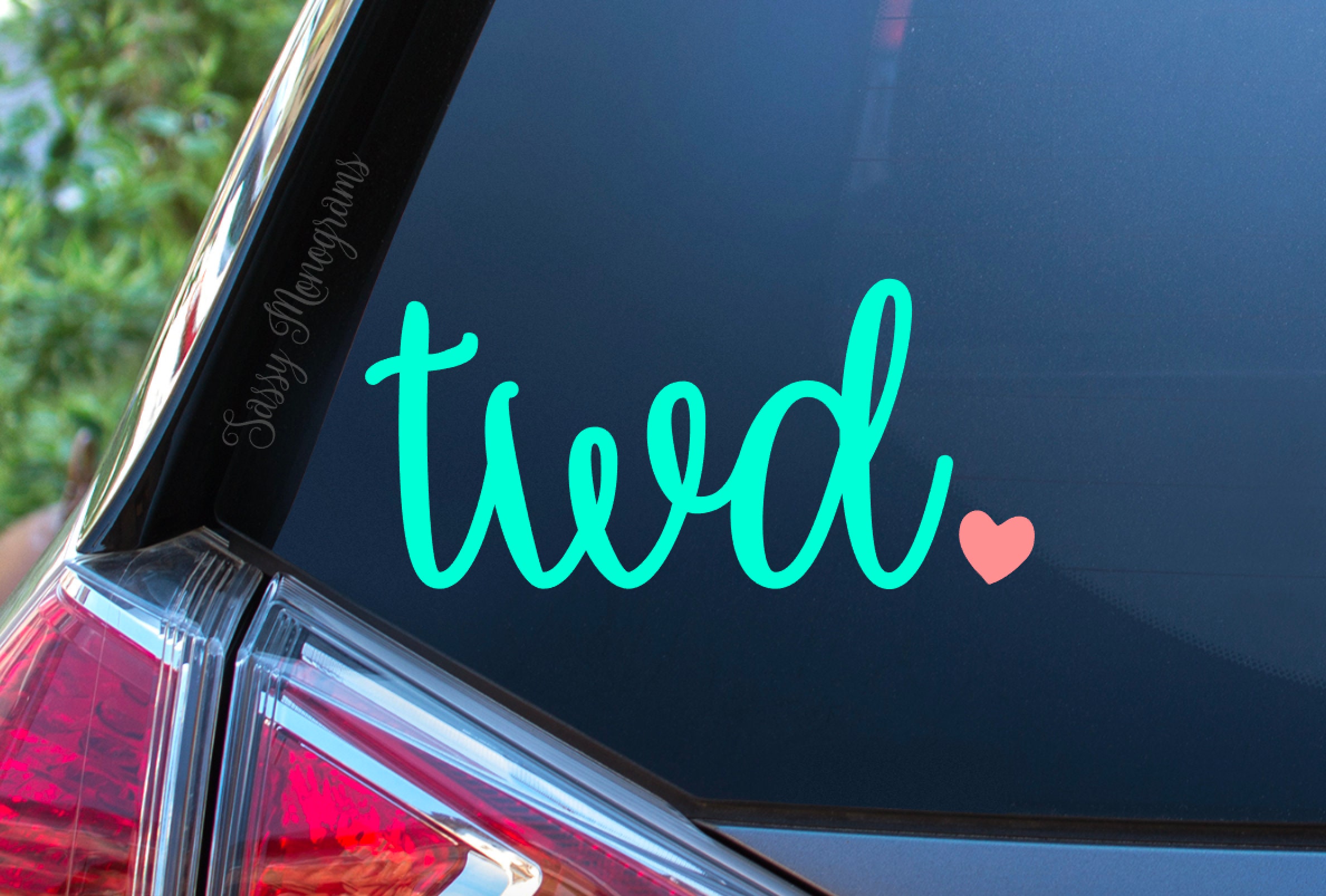 Car initial decals deals