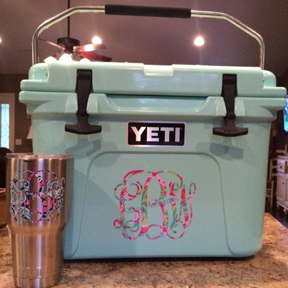 Lilly Monogram Decal Multiple Sizes Yeti Decal Southern | Etsy