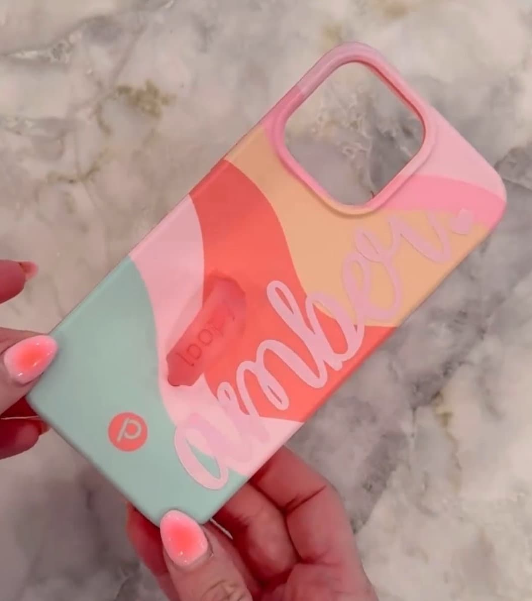 Blue Opal Loopy Phone Case With Wallet Loopy Phone Cases