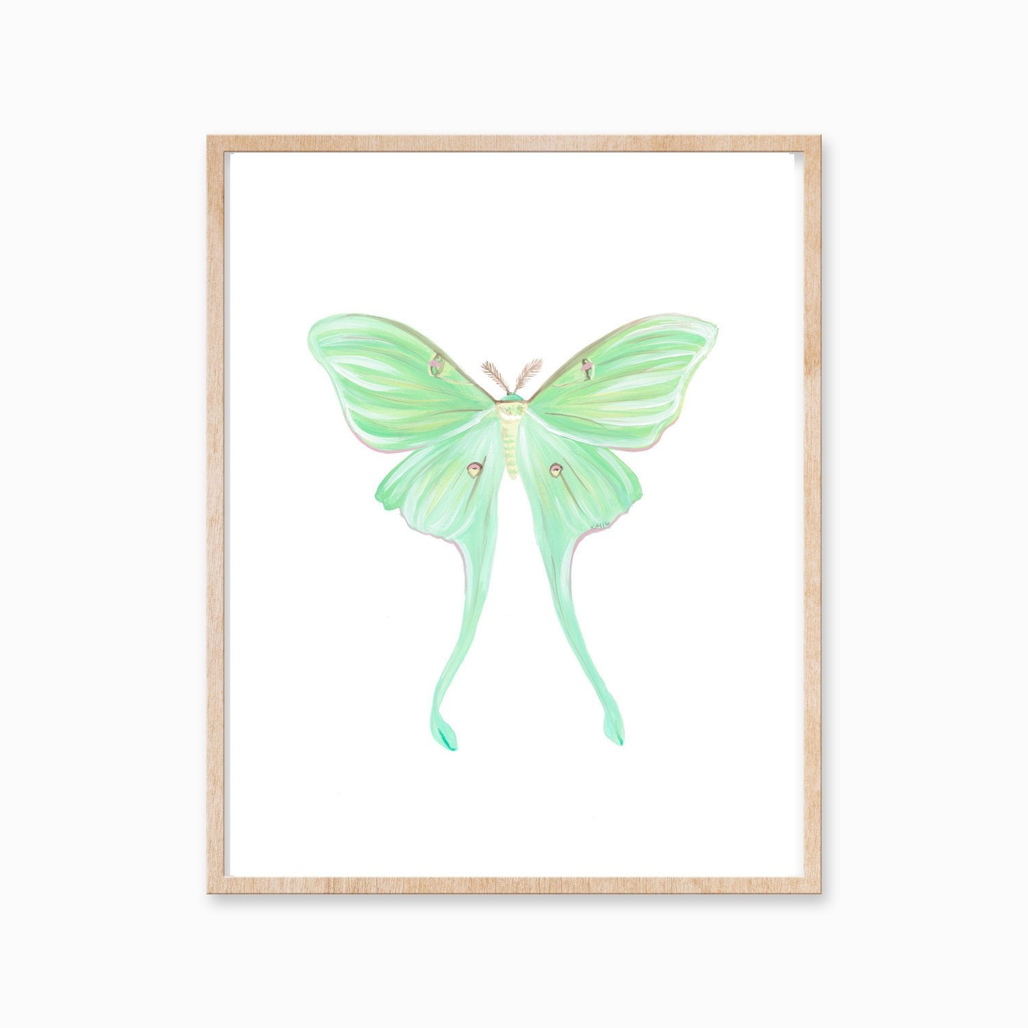 Butterfly Print, Butterfly Art, Luna Moth Print, Boho Print, Moth Art ...