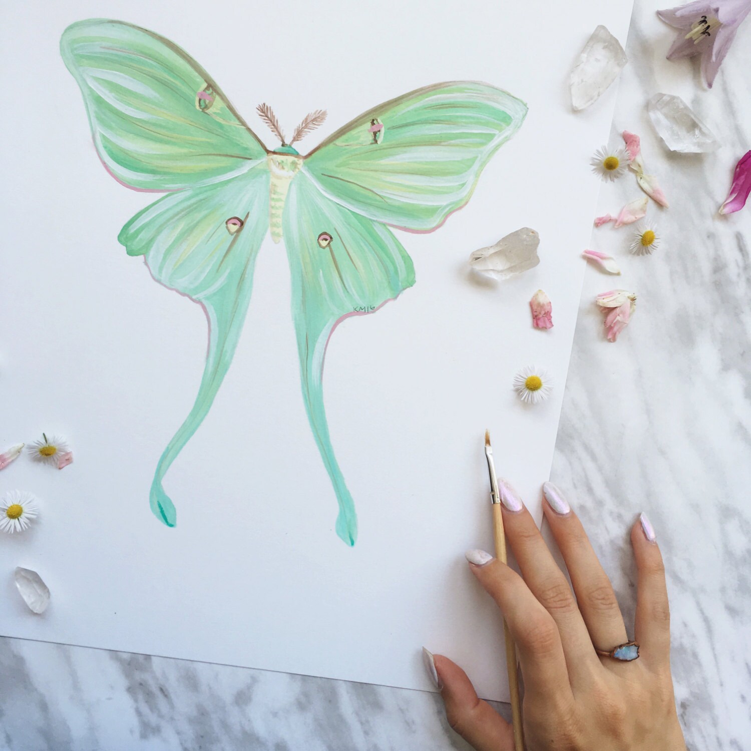 Butterfly Print, Butterfly Art, Luna Moth Print, Boho Print, Moth Art ...