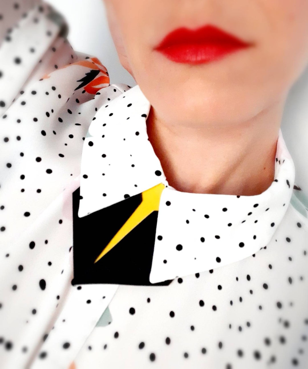 Unisex Geometric Bow Tie Alternative Unique Necklinebow Tie Etsy