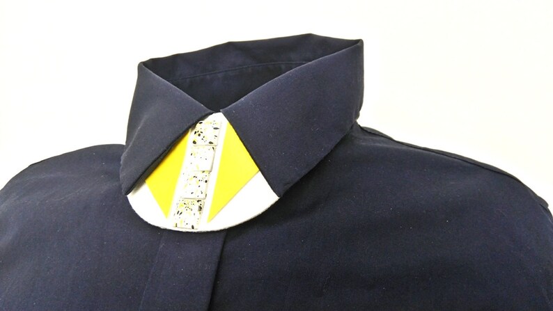 statement necklace unisex bow tie alternative SALE Geometric necklace unique neckline piece