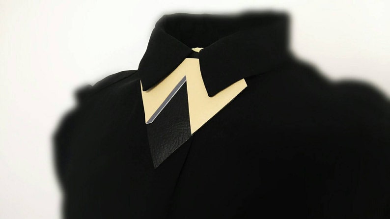 collar accessory,triangle bow tie,statement accessory Pick me up at5 Unisex geometric bow tie alternative unisex accessory shirt necklace