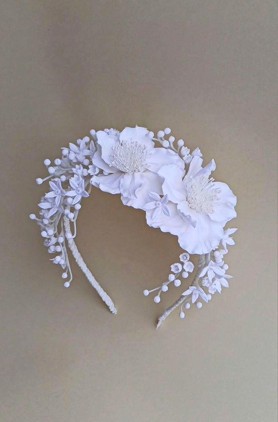 Lily of the Valley Hair Tiara, Lily of the Valley Wedding  display picture 1