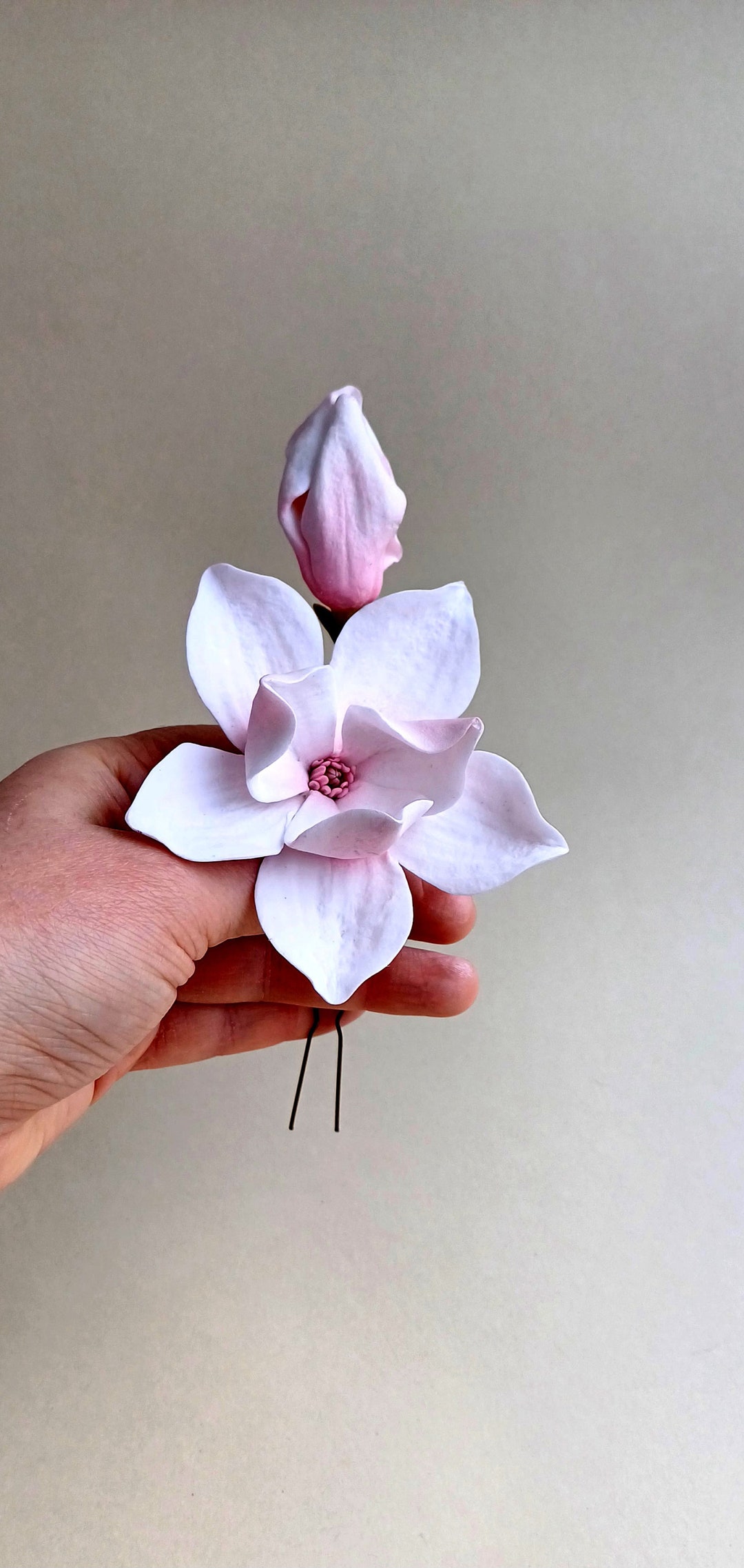Anthropologie Magnolia Flower Hair Pins Bridal Anthropologie | Accessories | Anthropologie Magnolia Flower  main image 2