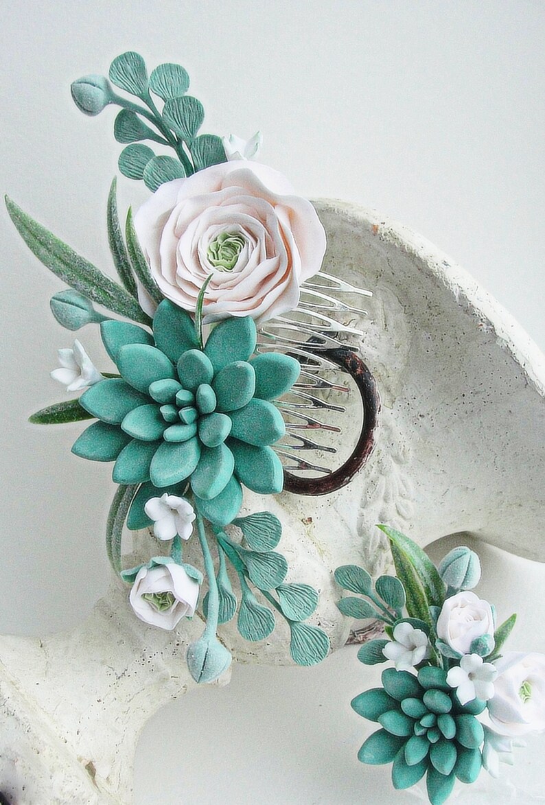 mother of the bride teal green boutonniere bridal accessory Teal Green Wedding boutonniere Teal Green Succulent Wedding boutonniere