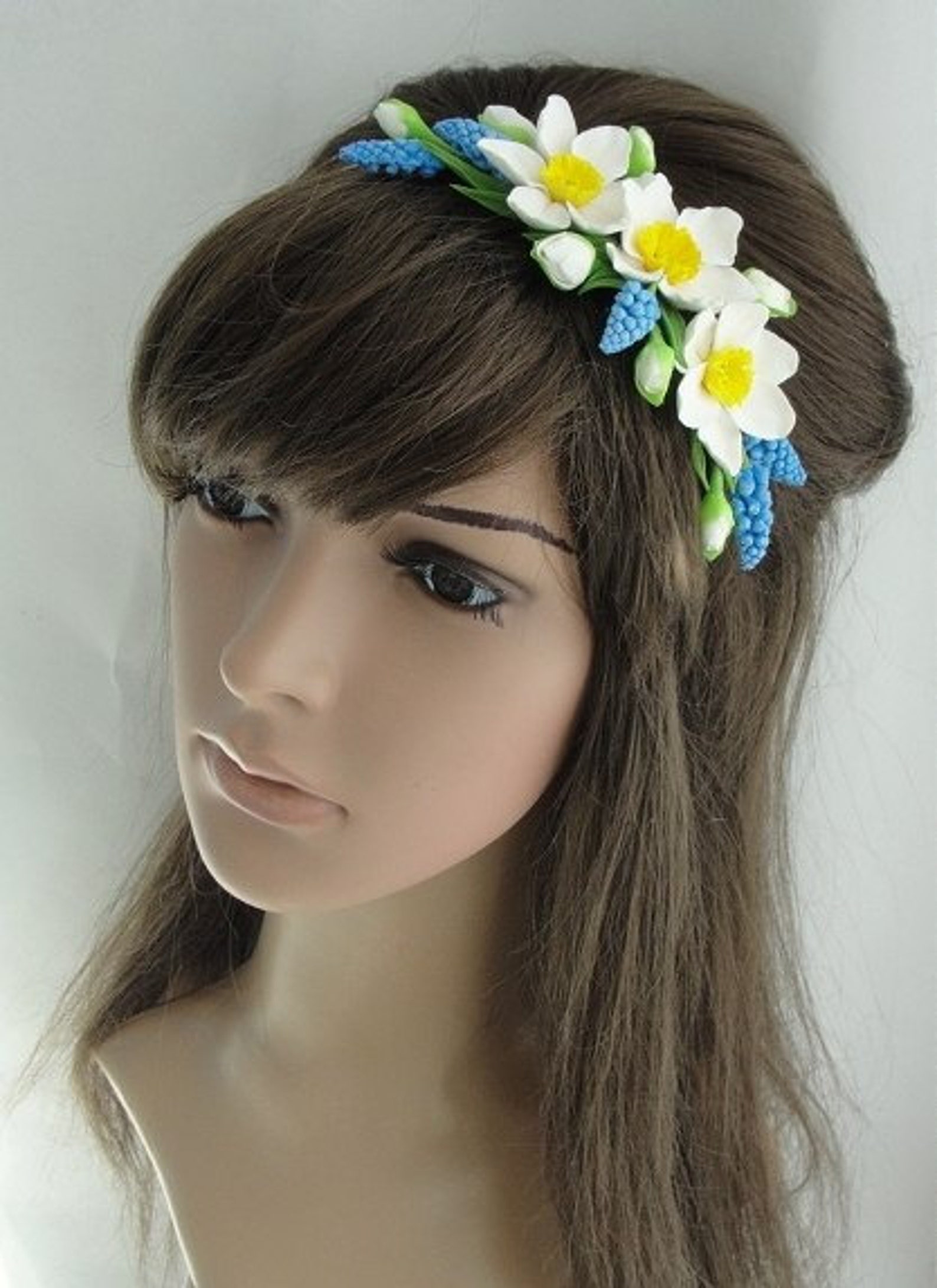 Daffodil Flower Crown Daffodil Spring Flower Accessories Etsy