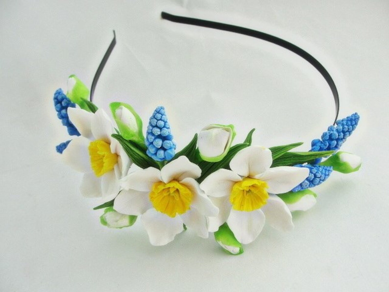 Daffodil Flower Crown Daffodil Spring Flower Accessories Etsy