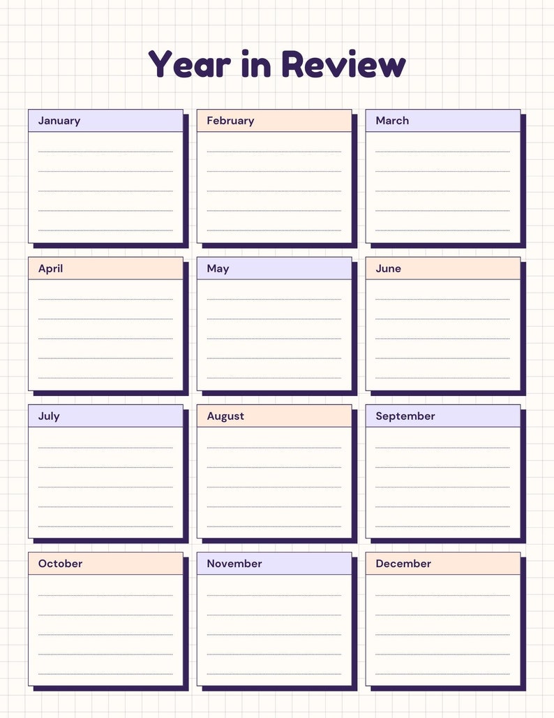 Instant Download - 2024-2025 Monthly Planner With Habit Tracker ...
