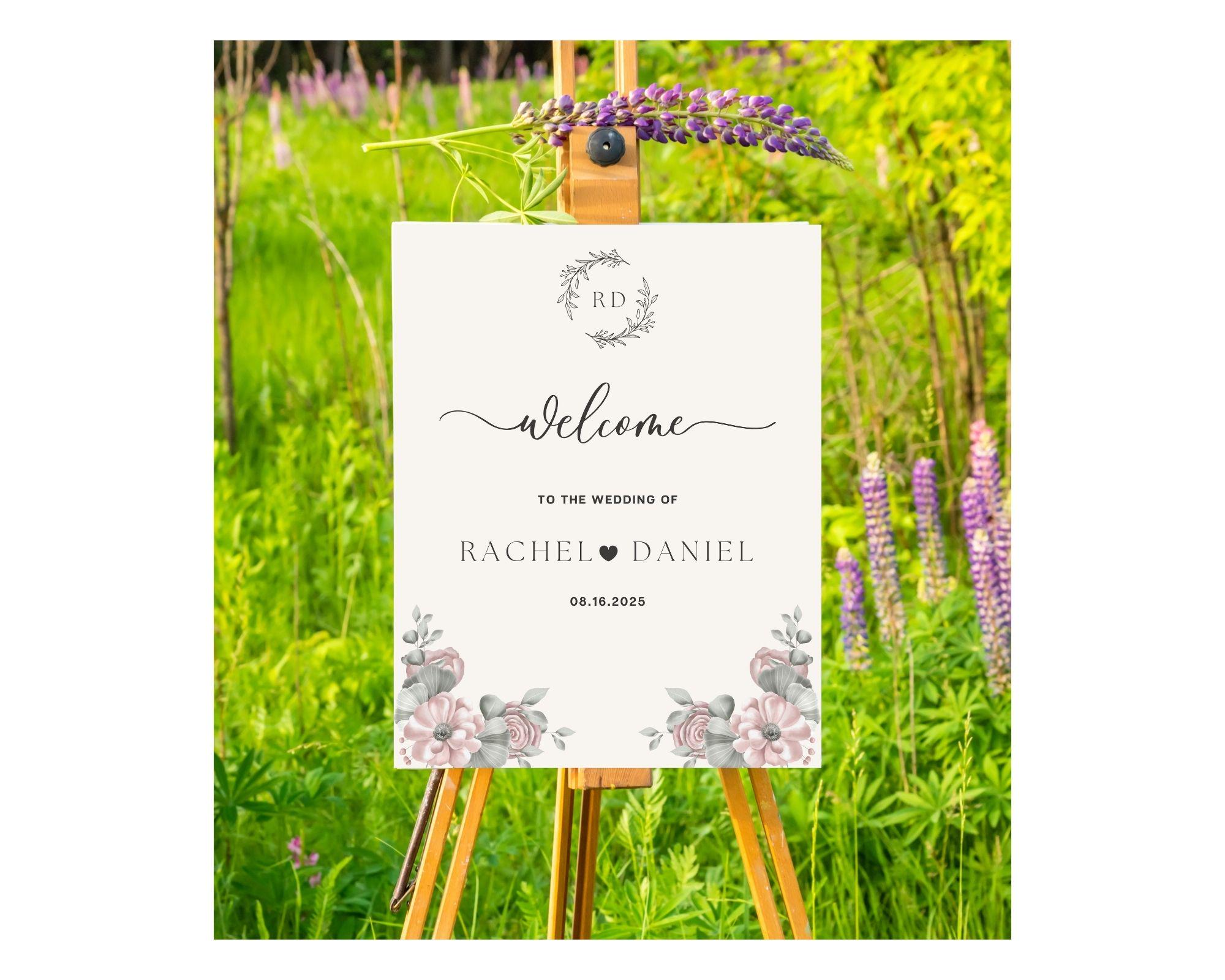 Editable Wedding Welcome Sign Template - Instant Download ...