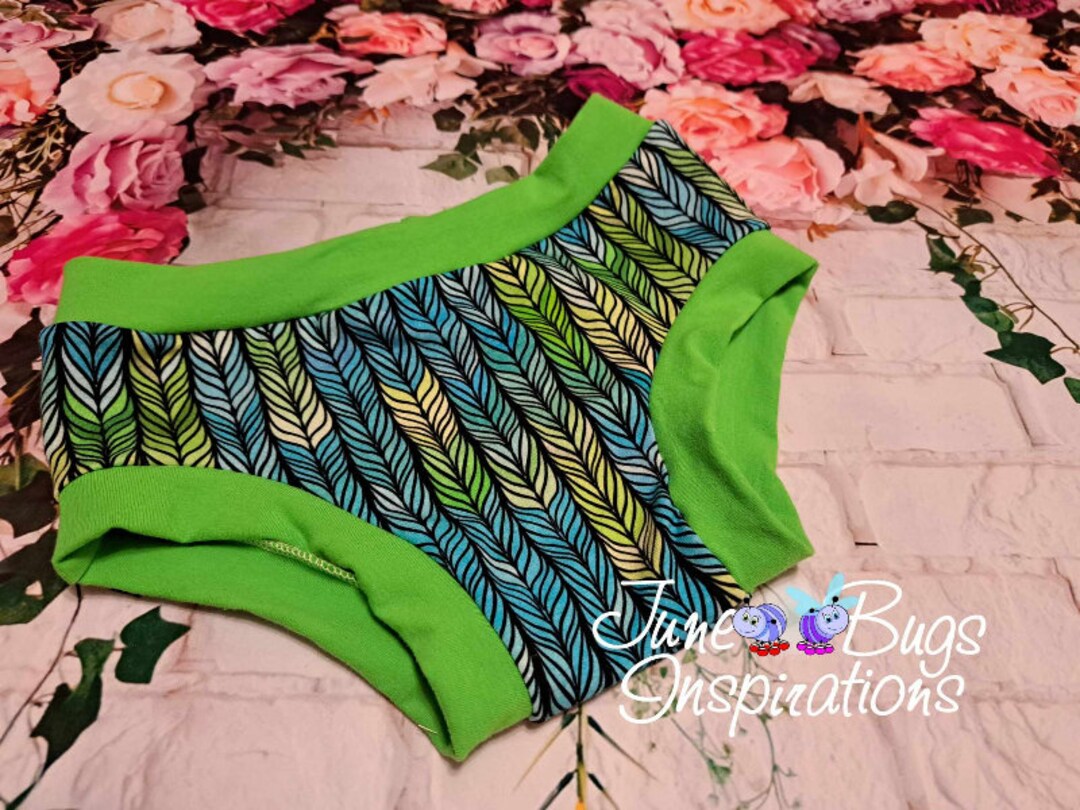 Size 8/10 Feathers Children's Underwear Kids Underwear Custom Panties