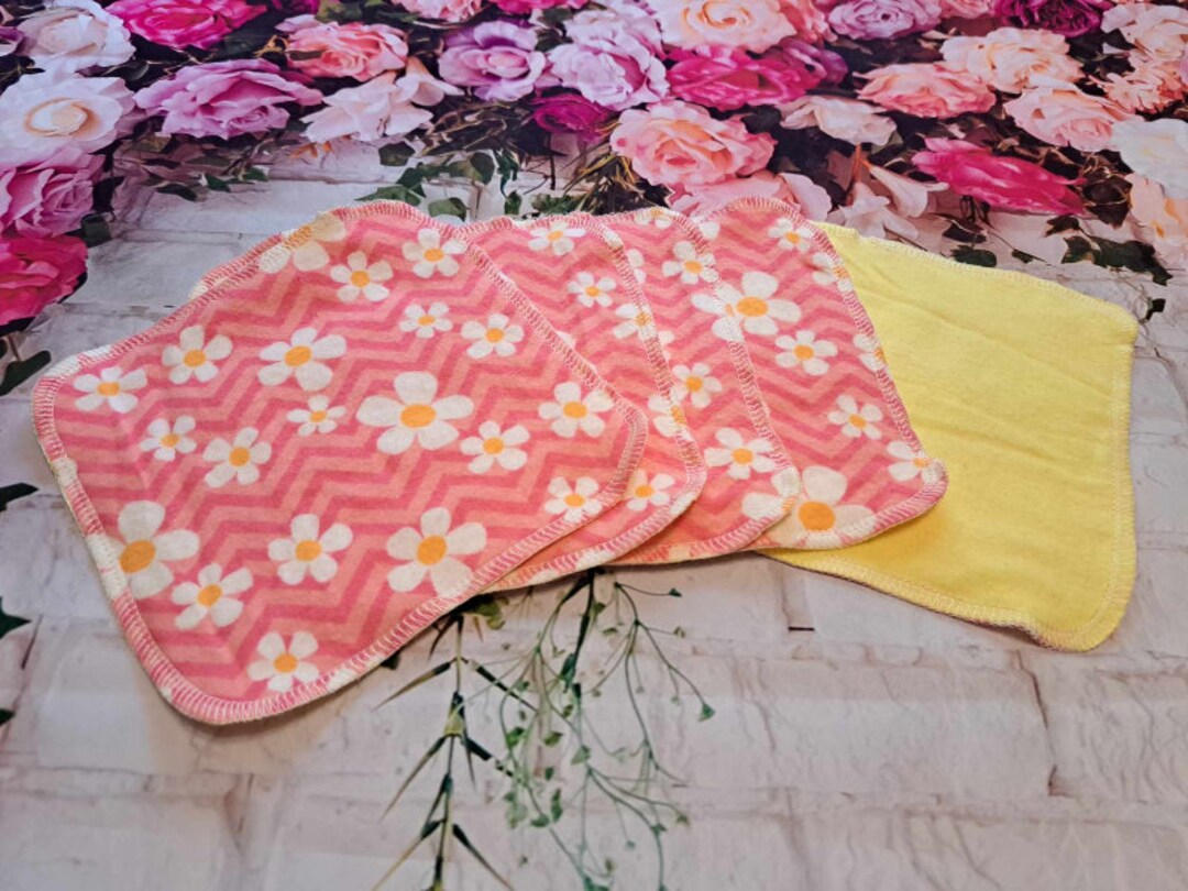 Set of 5 Chevron Cloth Wipes flannel Wipes Wipes Handmade Wipes Baby