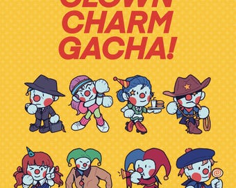 Clown Gacha! Random Gachapon Charm