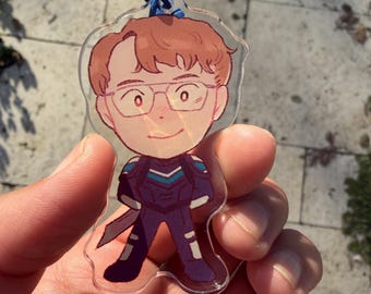 Vigilante Acrylic Charm