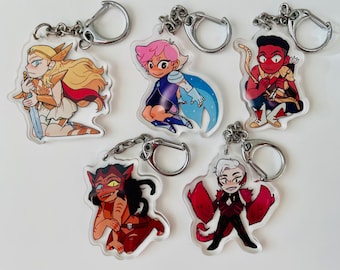 She-Ra Acrylic Charm Set
