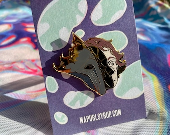 Hollowed Out Enamel Pin