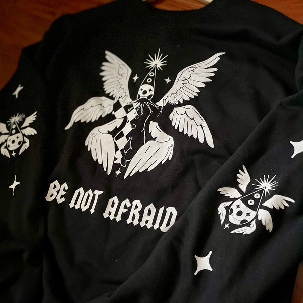 Be Not Afraid Clown Sweater